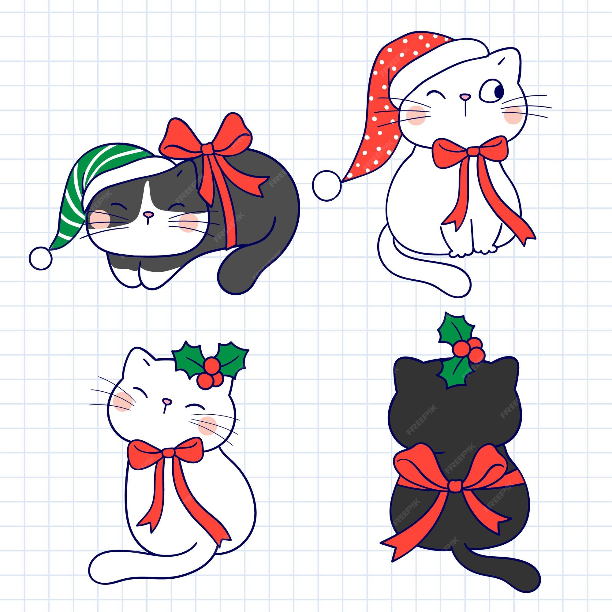 Como desenhar Meia de Natal fofa Kawaii