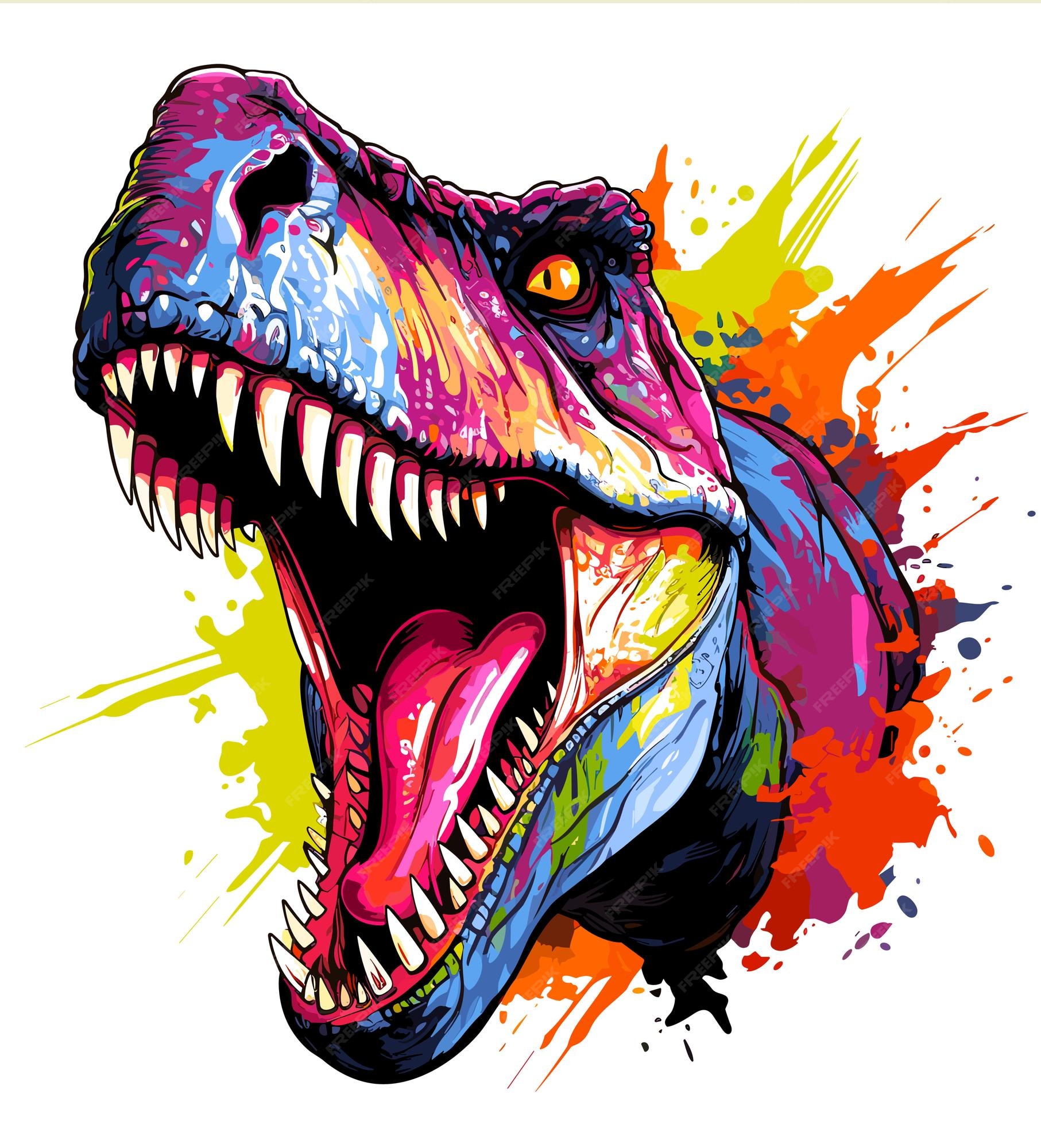 Vetores de Ilustração Vetorial Estilo Vintage Dinossauro Realista No Estilo  Esboço Tiranossauro Rex Raptor Imagem De Contorno Retrô Elemento Para  Pôster De Design Impressão Cartão Postal Adesivo Banner Camiseta Etc e mais