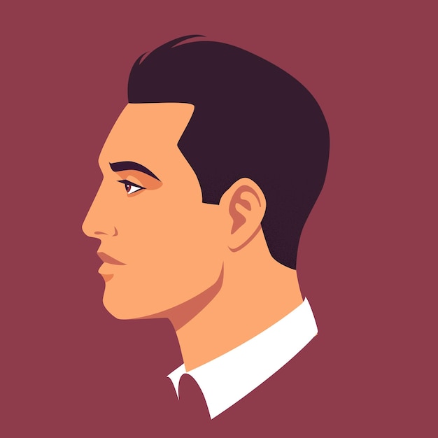 Cabeza de perfil cara Rostos de perfil, Desenho de rosto