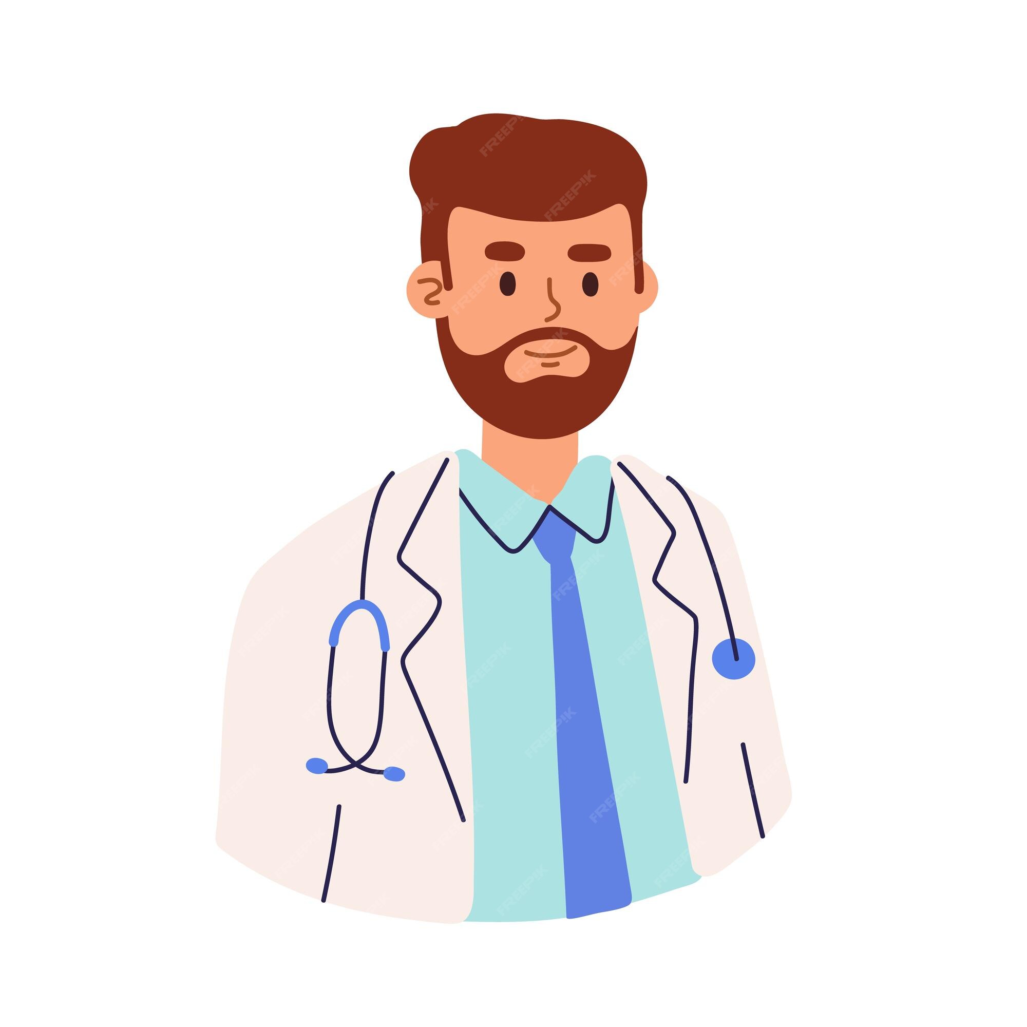 Médico Médico Especialista Perfil Médico-geral Desenho Animado Avatar  Ilustração do Vetor - Ilustração de profissional, branco: 224793347