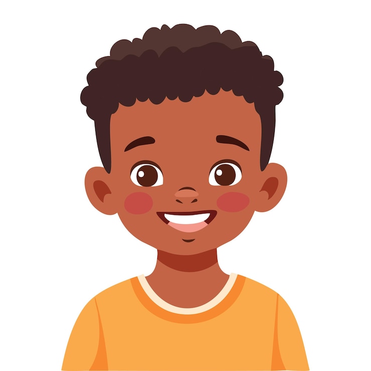 Retrato de um menino sorridente