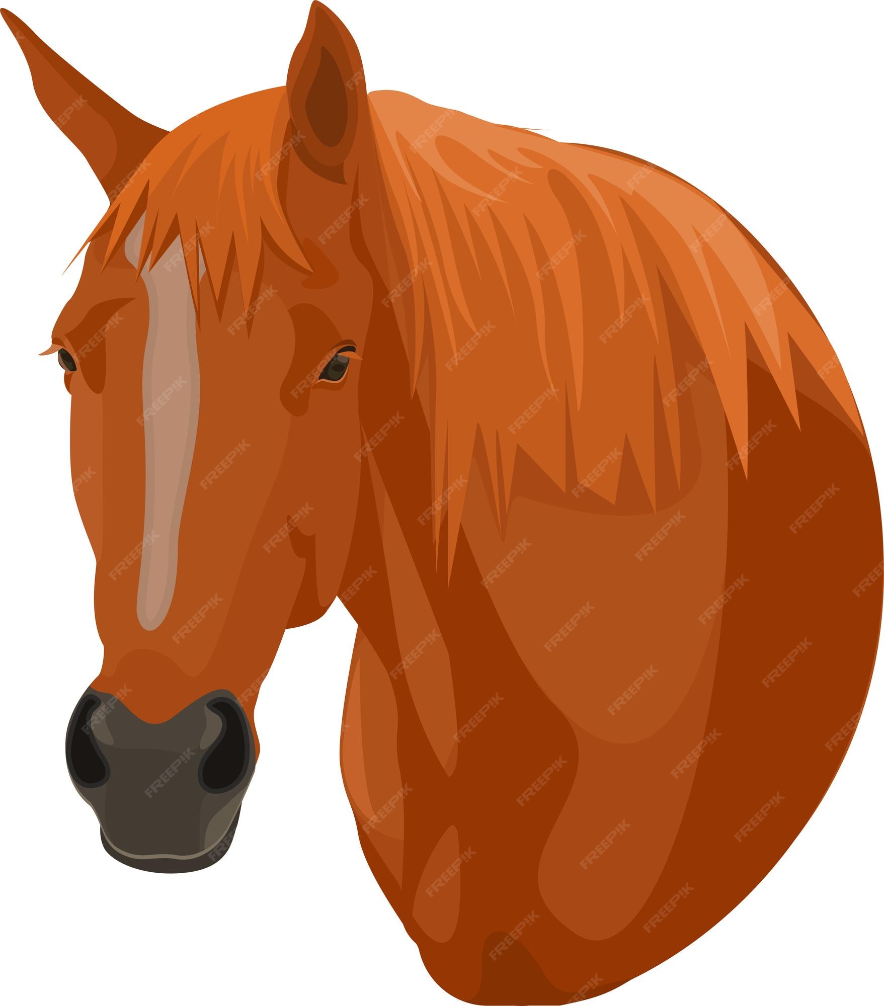 Ícone de cavalo ilustração vetorial concepr design