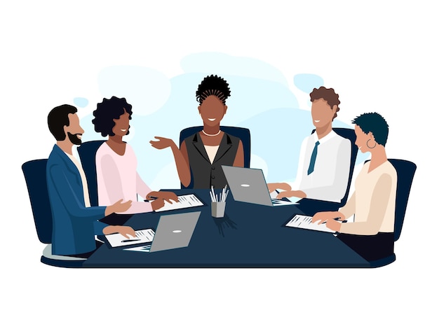 Reunião de negócios
