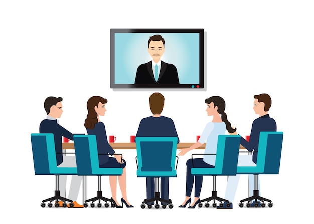 Reunião de videoconferência