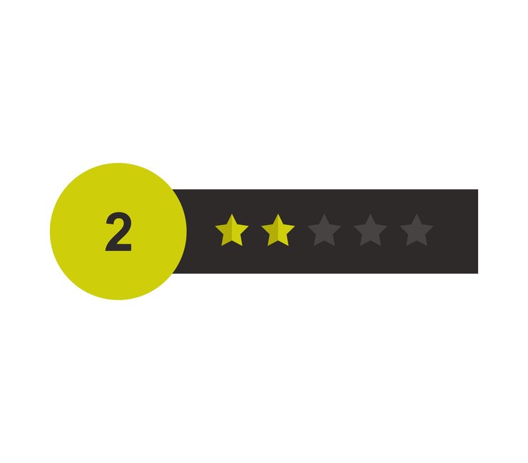 Vetor revisão de 2 estrelas