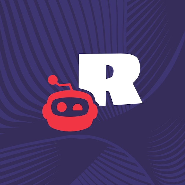 Robô Alphabet R Logo