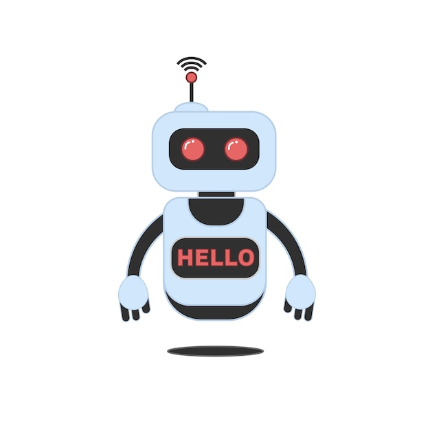 Robô, chatbot, tecnologia, ficção científica 3d.