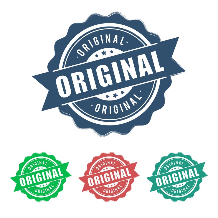 Vetor rodada grunge vintage sinal original de fita