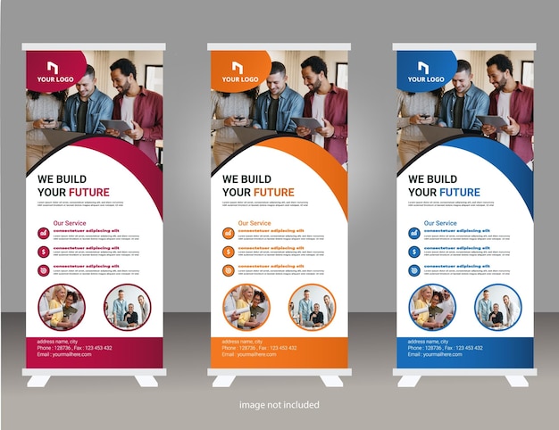Roll up banner modelo de design moderno xbanner Roll up design competição de golfe roll up banner