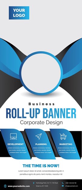 Vetor rollup banner01 (em inglês)