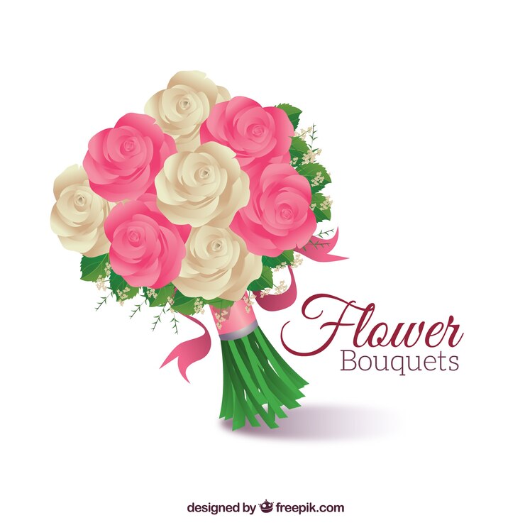 Vetor rosas bonito bouquet