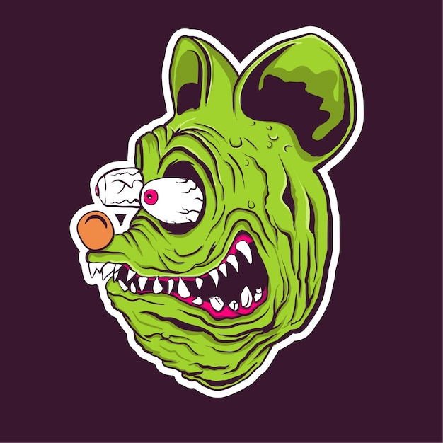 Rosto de monstro ratfink