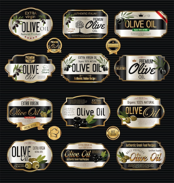 Rótulos de azeite de oliva