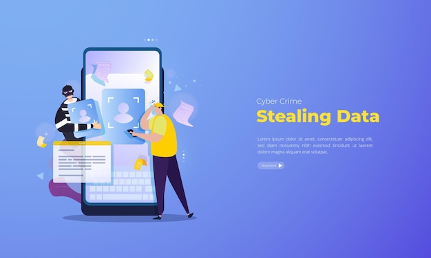 Roubo de dados e acesso no celular para o conceito de cibercrime