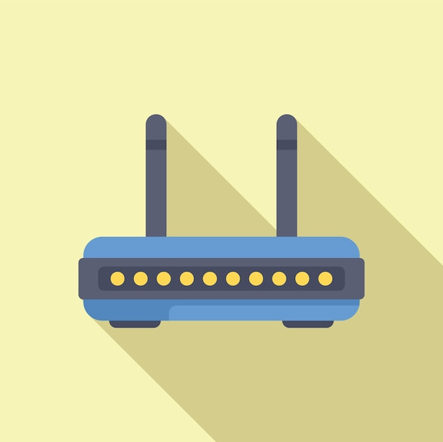 Router Wi-Fi azul que fornece sinal sem fios para conexão à Internet