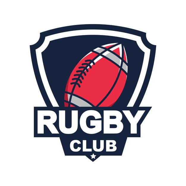 Rugby logo, american logo sport