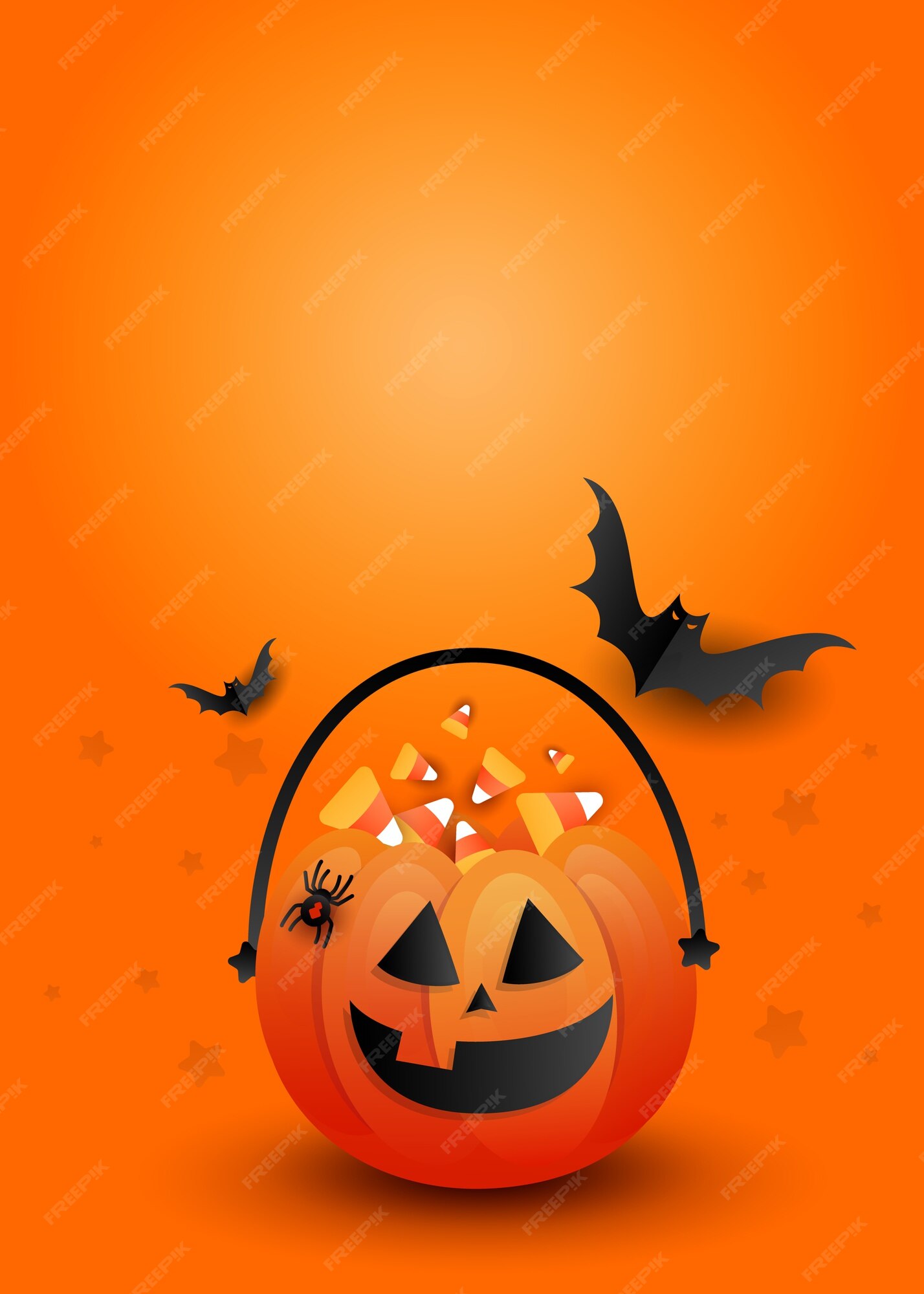 Baixe Abóbora Laranja com Asas de Morcego - Decoração de Halloween PNG -  Creative Fabrica