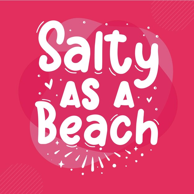 Safty as a beach typography premium vector design modelo de cotação