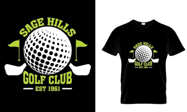 Sage hills golf club est 1961 design de camiseta