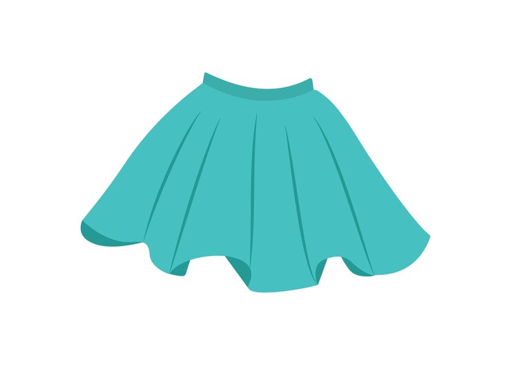 Vetor saia feminina verão