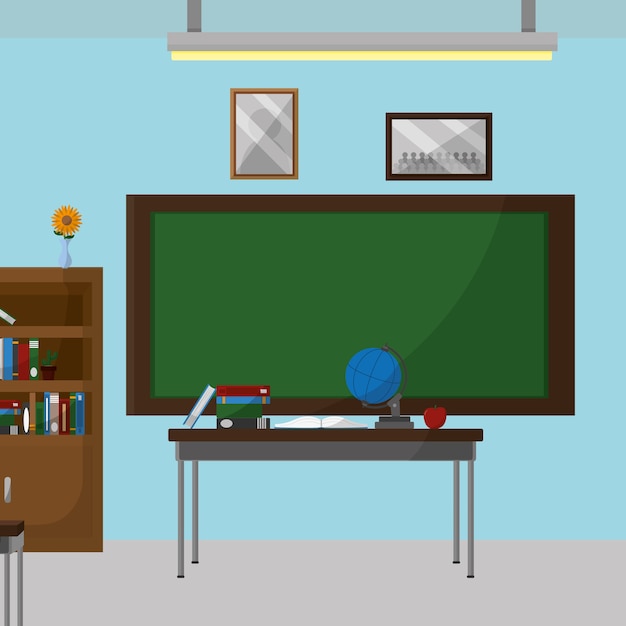 Sala de aula da escola