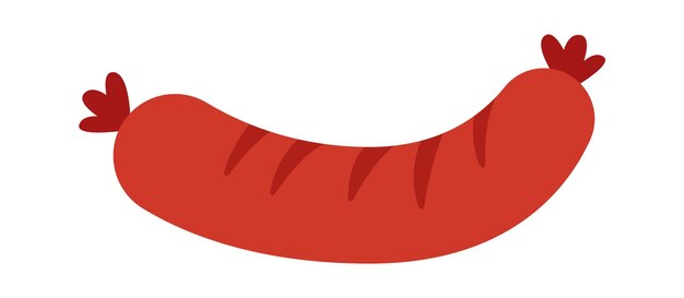 Salsicha de carne grelhada