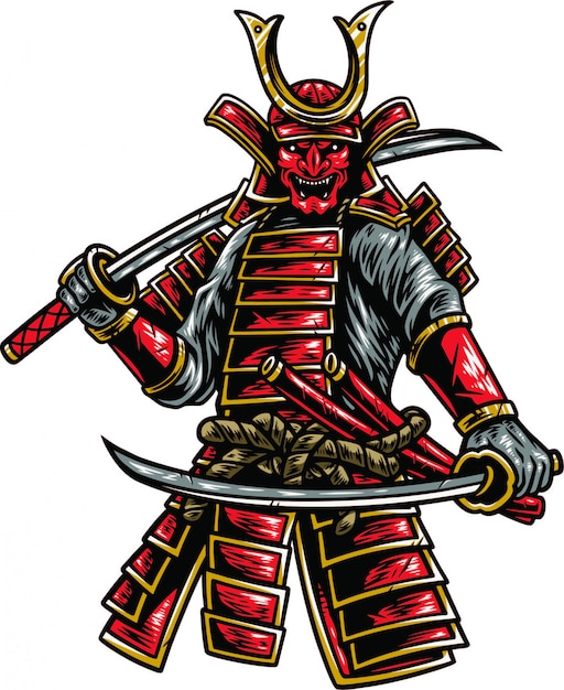 ninja samurai guerreiro lutador personagem desenho animado arte marcial  arma shuriken 5089299 Vetor no Vecteezy