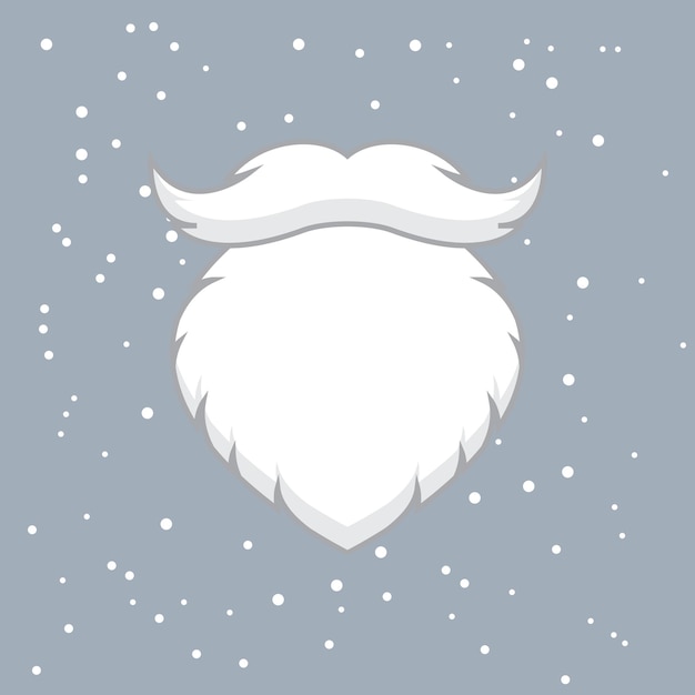 Santa bigode e barba