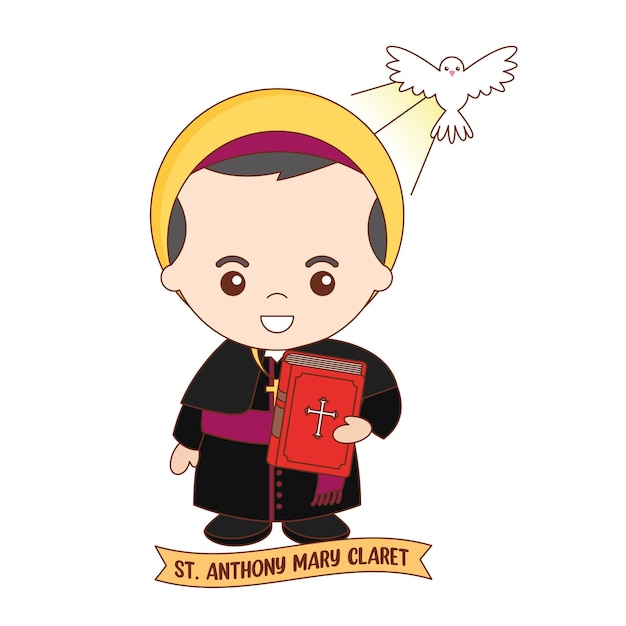 Vetor santo antônio maria clarete