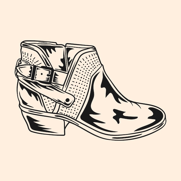 Sapatos de corrida vetoriais desenhados à mão, ilustração em estilo vetorial de desenho animado