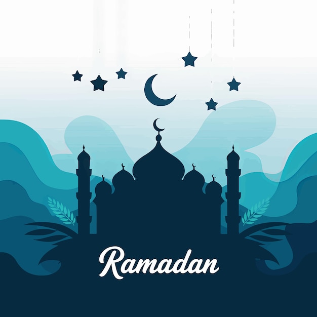 Saudação de Ramadan Mubarak