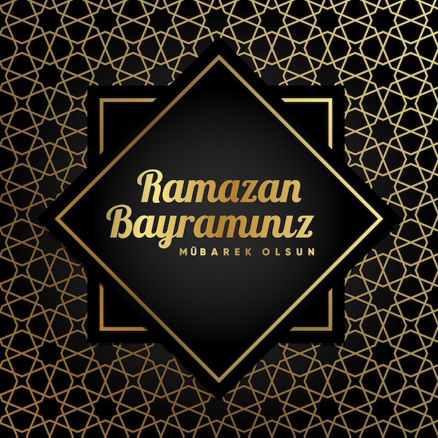 Saudações islâmicas fundo de design de cartão ramadan kareem com lanternas e lua crescente translatio