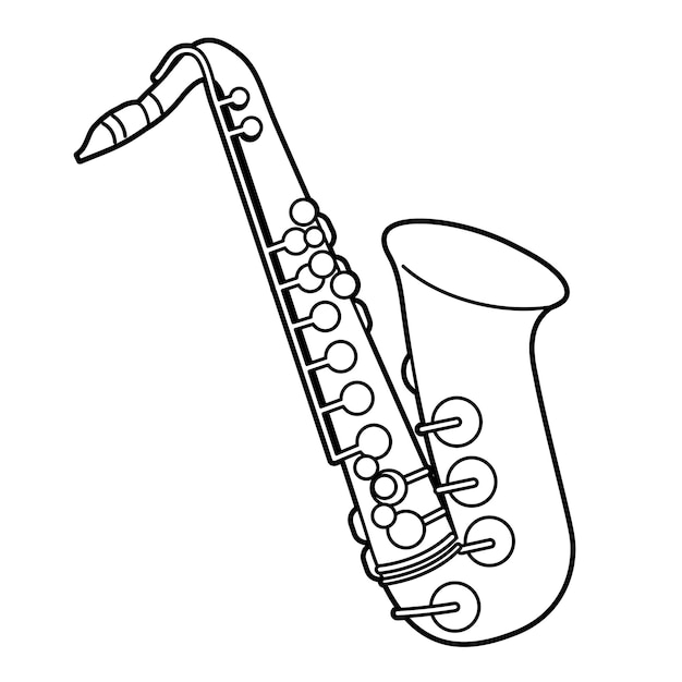 Vetor saxofone