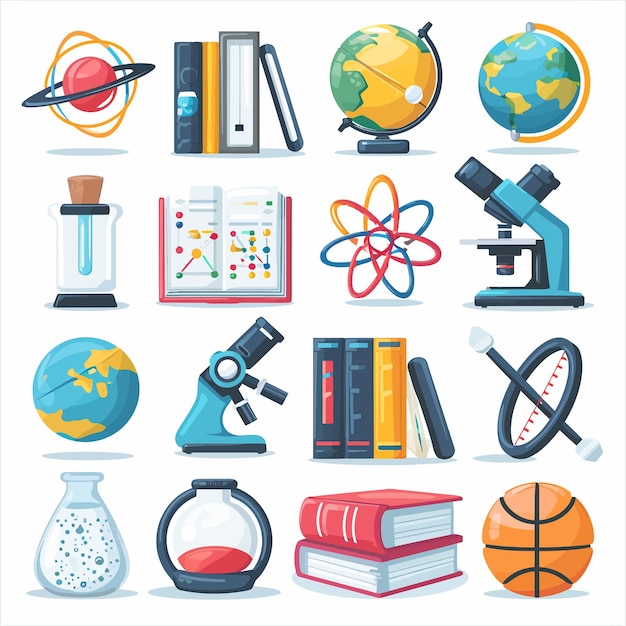 School_science_and_education_icons (escola_ciência_e_educação_icons)