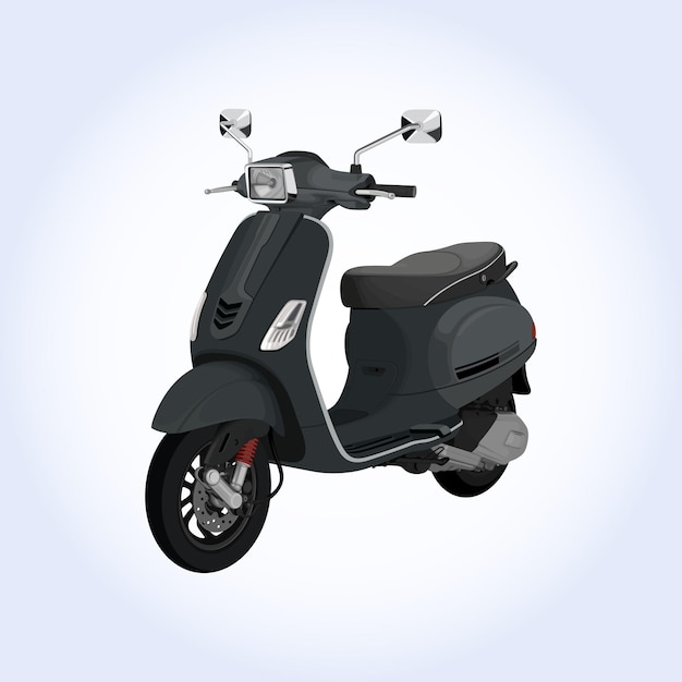 Scooter motocicleta moto transporte motorizado transporte vetor passeio ilustração do veículo