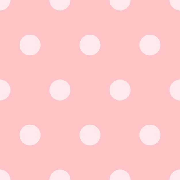 Scrapbook sem costura de fundo Padrões de chá de bebê rosa Impressão fofa com círculo