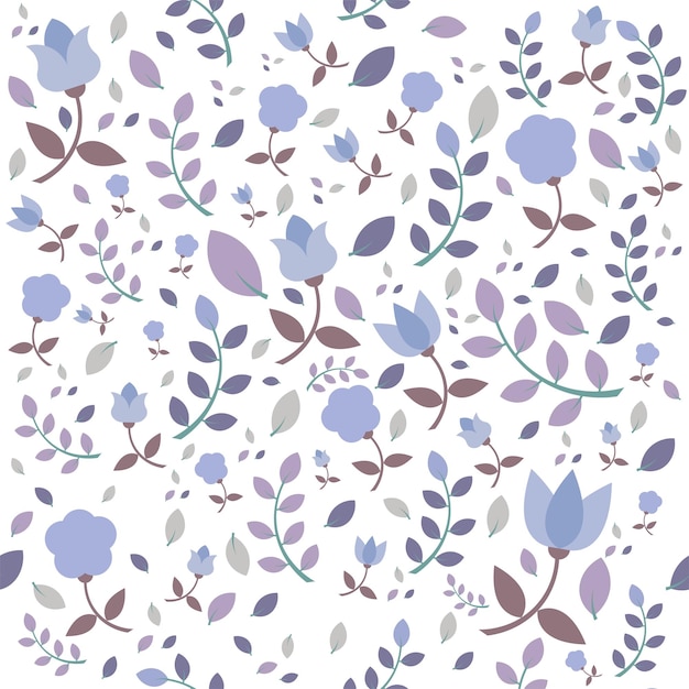 Seamless floral pattern background