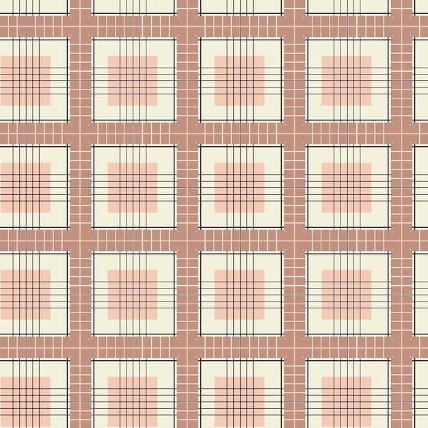 Seamless gingham xadrez pattern cottagecore cores pastel desenho sobre fundo branco