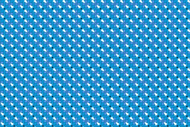 Seamless line art vector patterns