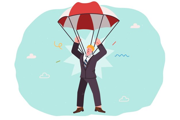 Seguro em forma de pára-quedas para empresário que foge depois que a empresa entra em falência ou é demitida