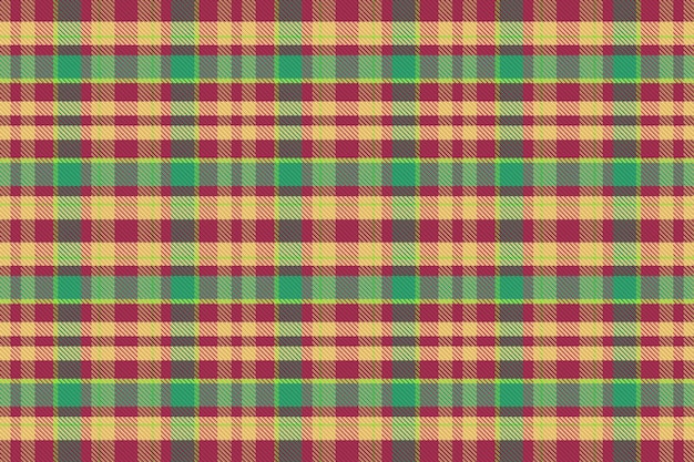 Sem costura de fundo xadrez de tartan de natal. ilustração vetorial