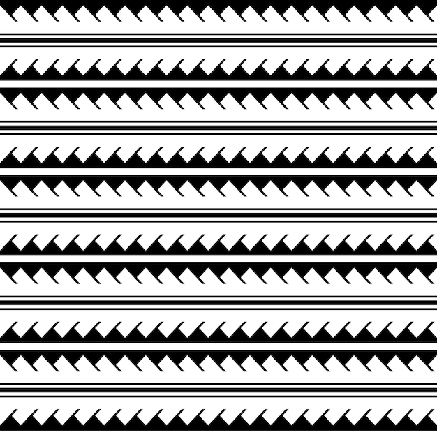 Sem costura padrão geométrico monocromático