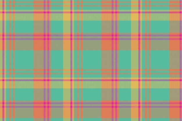 Sem costura xadrez tartan de fundo com cor vintage. Ilustração vetorial.