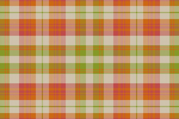 Sem costura xadrez tartan de fundo com cor vintage. Ilustração vetorial.