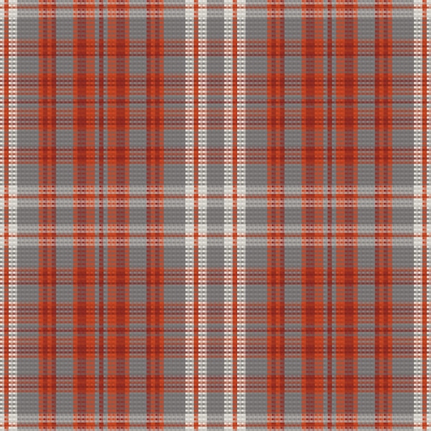 Vetor sem costura xadrez tartan de fundo com cor vintage. ilustração vetorial.