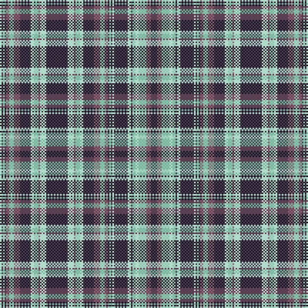 Sem costura xadrez tartan de fundo com cor vintage. ilustração vetorial.