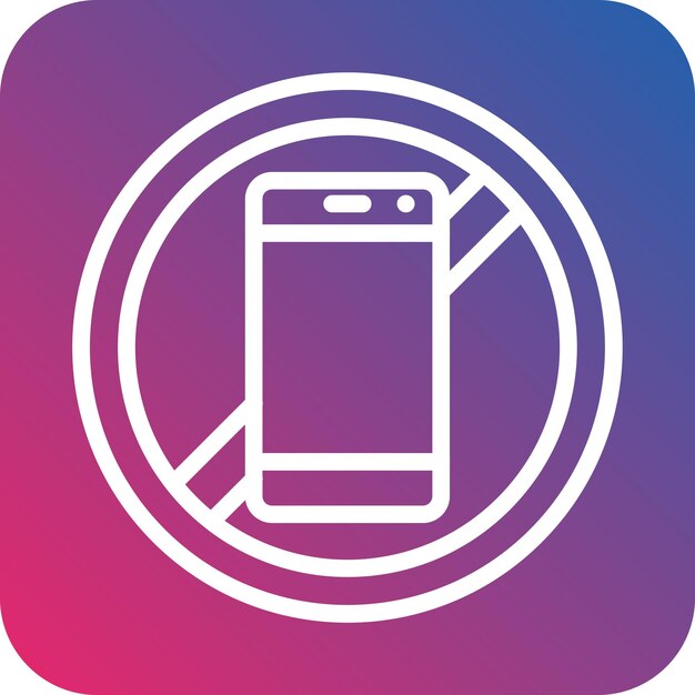 Sem estilo de ícone de telefone