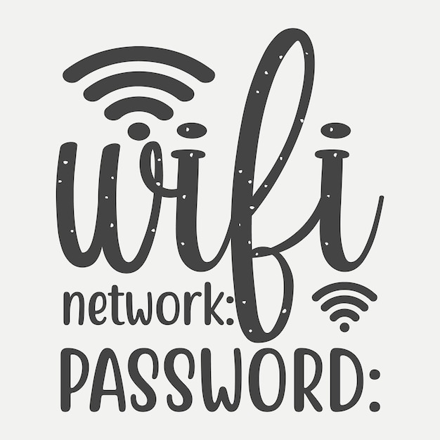 Senha da rede wifi