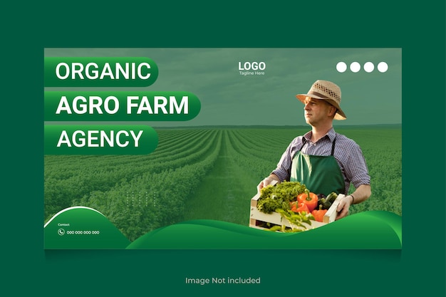 Serviços Agrícolas e Alimentos Orgânicos Vídeo do YouTube Desenho em miniatura Cuidados com gramado Post de capa de jardim