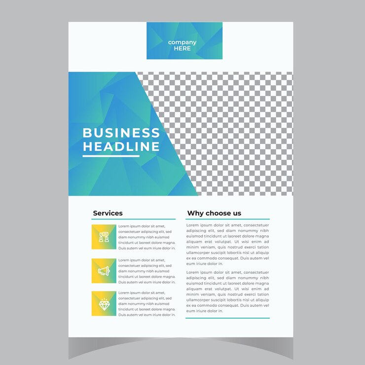 Vetor set de modelos de panfletos de relatórios anuais design de capa azul anúncios de revistas de negócios